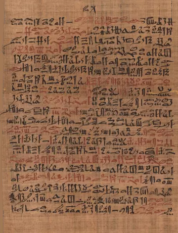 LES MYSTÈRES D’UN PAPYRUS ÉGYPTIEN