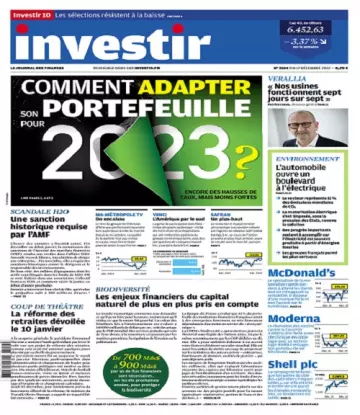 Investir N°2554 Du 17 au 23 Décembre 2022