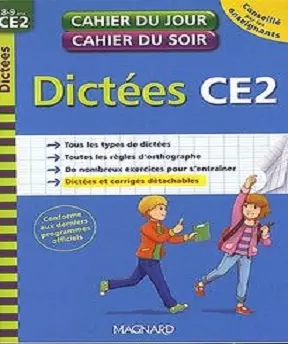 Dictées CE2 – 8-9 ans