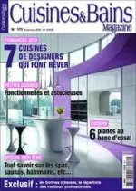 CUISINES & BAINS – FÉVRIER / MARS 2018