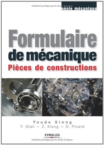 Formulaire de mécanique Pièces de Constructions