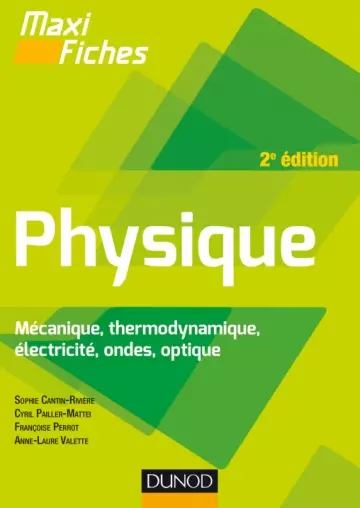 Maxi Fiches Physique,Chimie générale et Chimie Organique