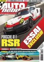 Auto Hebdo N°2126 Du 9 Août 2017