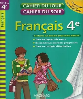 Cahier du jour cahier du soir – Français 4