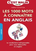 Les 1000 Mots a connaitre en anglais