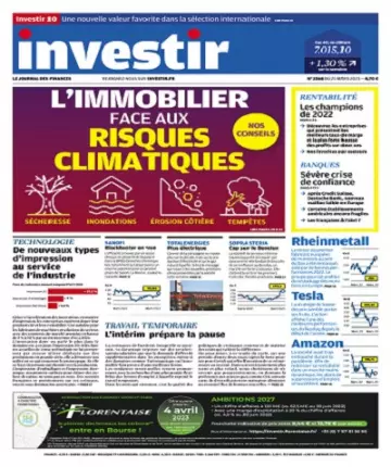 Investir N°2568 Du 25 au 31 Mars 2023