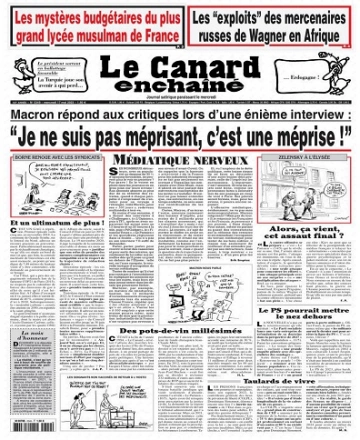 Canard Enchaîné N°5349 Du 17 Mai 2023